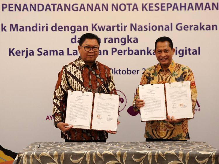 Bank Mandiri Gandeng Kwarnas Gerakan Pramuka
