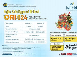 Beli ORI024 di bank bjb Bisa Raih Cashback Menarik