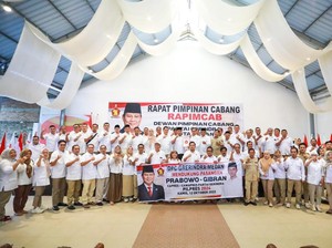 Rapimcab Gerindra Medan Usul Gibran Jadi Cawapres Prabowo