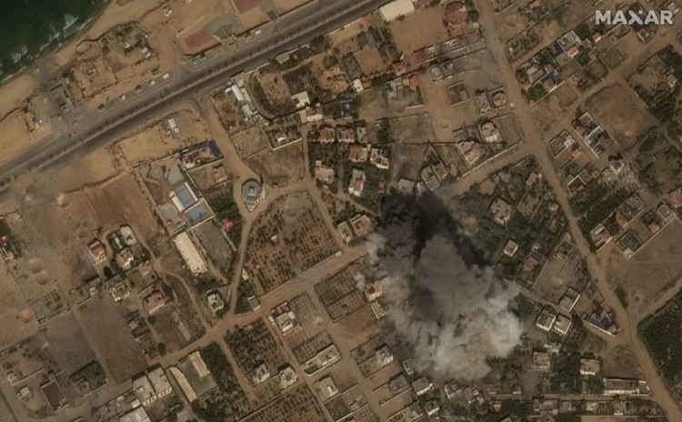 Foto satelit Gaza