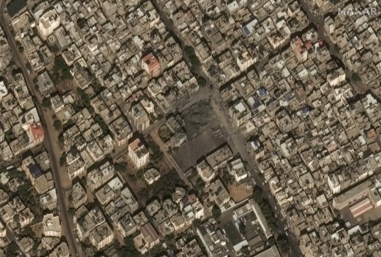 Foto satelit Gaza