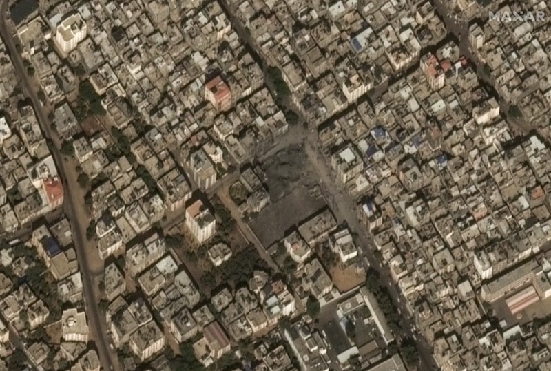 Foto satelit Gaza