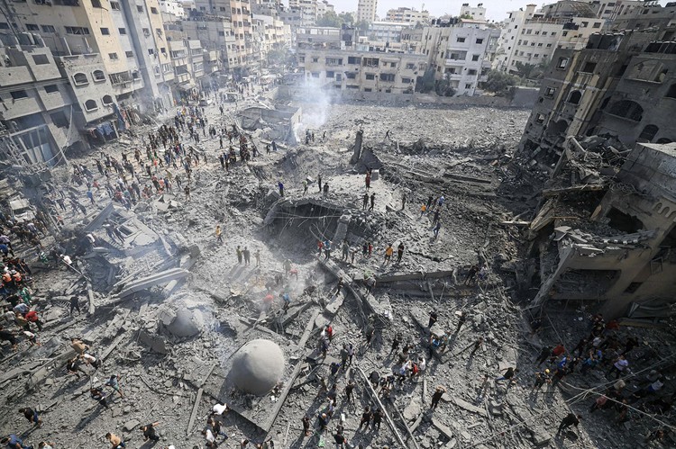 Foto satelit Gaza