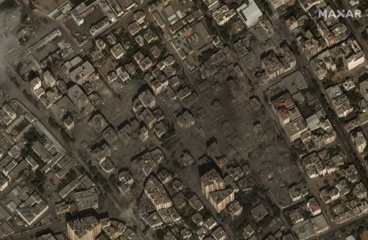 Foto satelit Gaza
