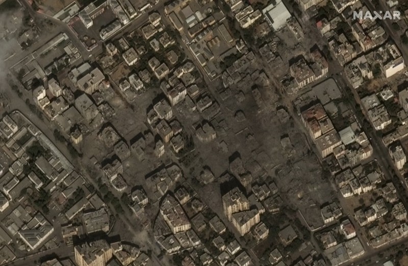 Foto satelit Gaza