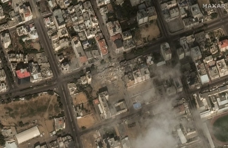 Foto satelit Gaza Foto satelit Gaza