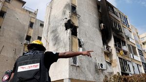 Foto Terbaru Gedung-gedung di Ashkelon Israel Dihantam Roket Hamas