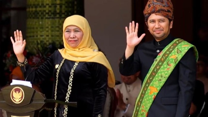 Gubernur Khofifah dan Wagub Emil berpamitan di Hari Jadi Jatim ke-78