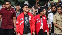 Kaesang Bertemu Prabowo, Disambut Marching Band