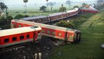 Kereta Cepat India Tergelincir, 4 Orang Tewas dan Puluhan Terluka