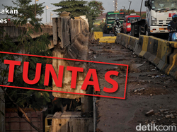 Before-After Perbaikan Rp 15 M Jembatan Akses Marunda, Jakarta Utara