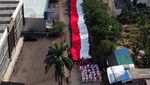 Meriahnya Kirab Merah Putih Sepanjang 100 Meter di Bogor