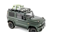 Paket yang dinamakan Little G. ini bikin tampilan Jimny jadi seperti Mercedes-Benz G-Class versi mini. Foto: Dok. DAMD