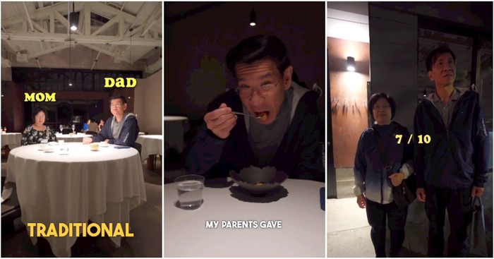 Begini Komentar Orang Tua Asia Saat Mencoba Makan Fine Dining