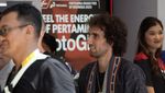 Momen Pebalap MotoGP Alex Rins Tiba di Lombok