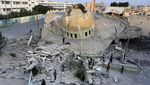 Penampakan Masjid Terkenal di Gaza yang Hancur Digempur Israel
