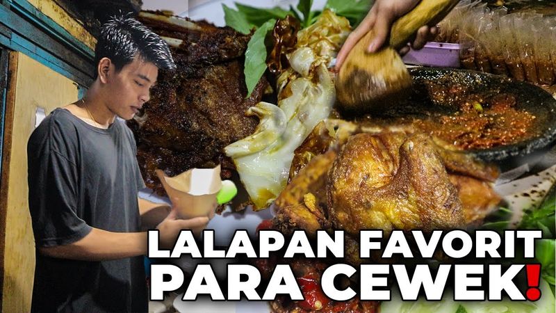 Penjual Pecel Lamongan Ini Bikin Pembeli Salah Fokus karena Ketampanannya