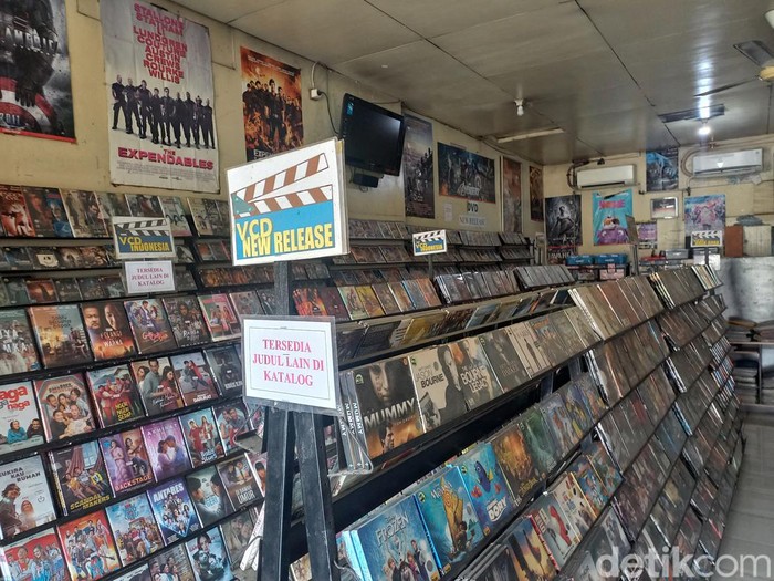 Persewaan DVD Planet Movie di Jalan Juanda, Kelurahan Purwodiningratan, Kecamatan Jebres, Kota Solo, Kamis (12/10/2023).