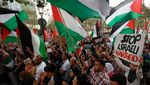 Stop Bombing Gaza Bergema di Barcelona