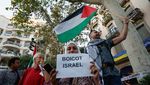 Stop Bombing Gaza Bergema di Barcelona