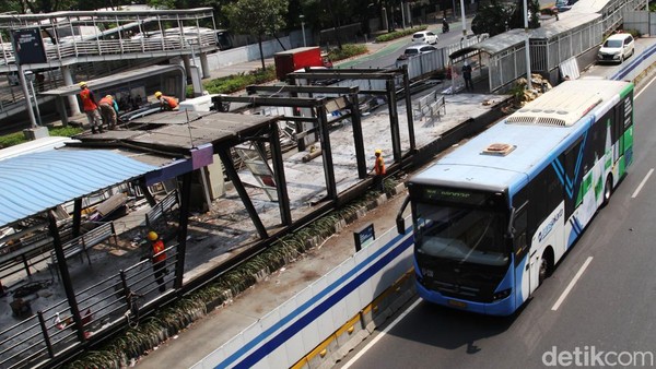 Tingkatkan Layanan, Halte TransJakarta Benhil Direvitalisasi