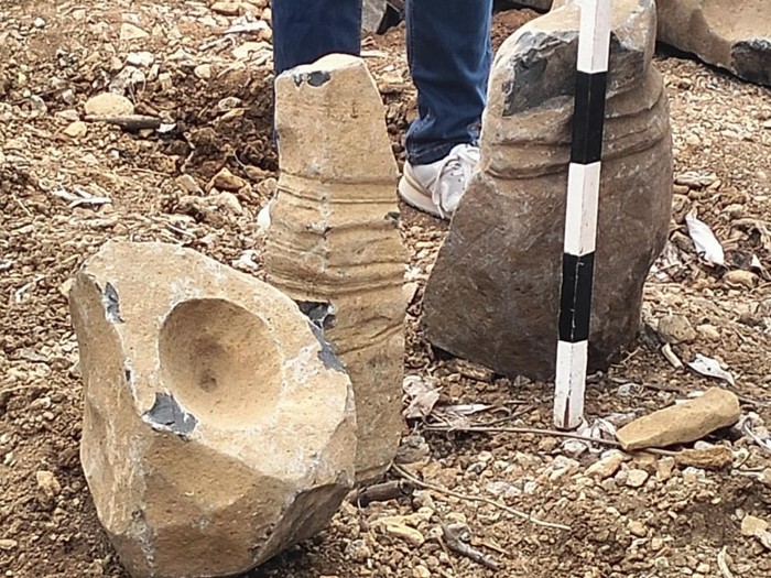 Area diduga temuan columnar joint yang berada di Korong Surantiah, Nagari Lubuk Alung.