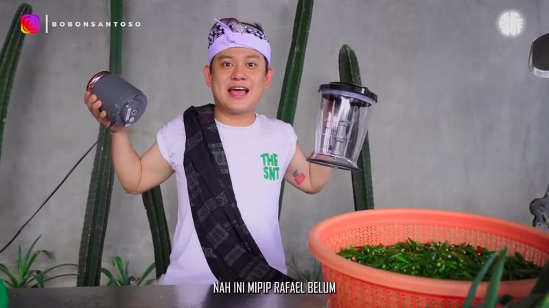 Bobon Santoso bikin seblak rafael jumbo