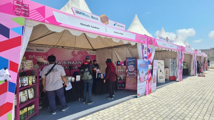 Booth UMKM Pertamina di MotoGP Mandalika