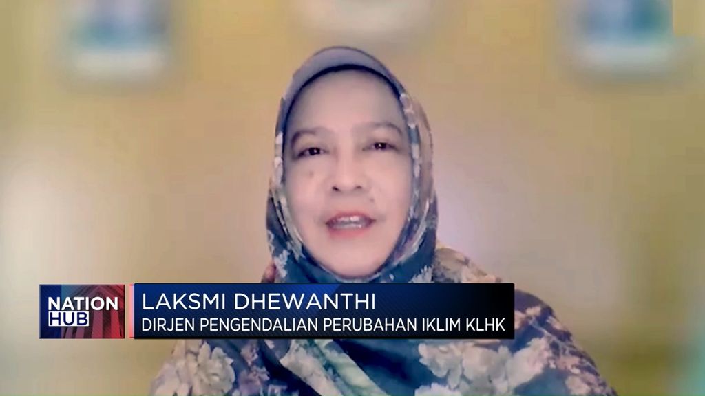 Dirjen Pengendalian Perubahan Iklim (KLHK), Laksmi Dhewanthi. (Tangkapan layar)