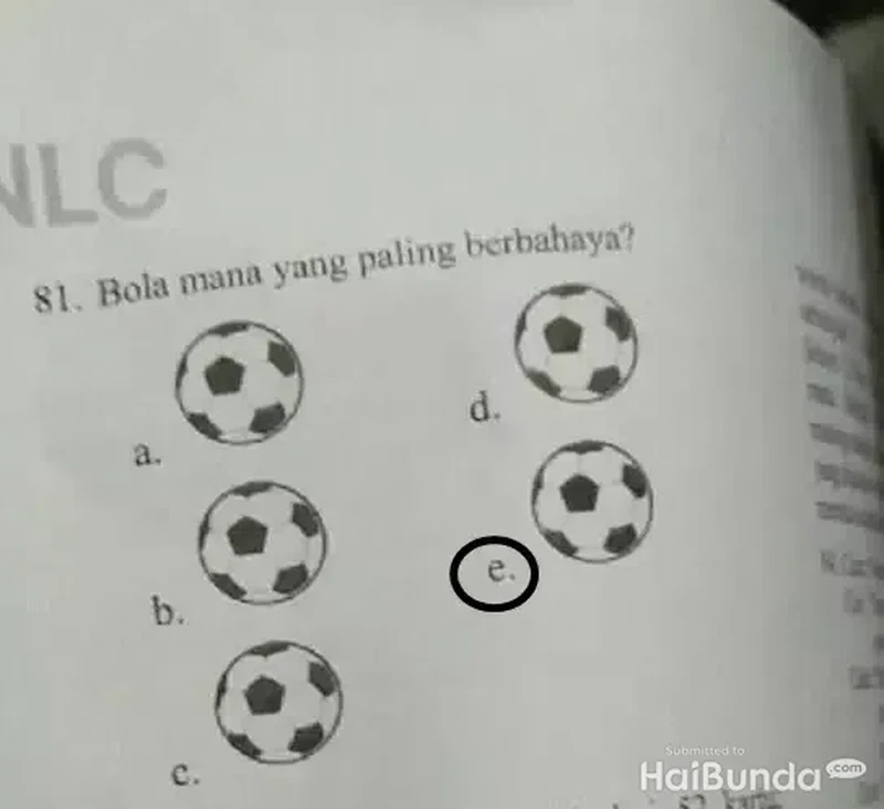 Drama soal ujian anak sekolah ini bikin nyengir sendiri saat ngebacanya. Anak-anak memang masih polos, sih.