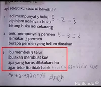 Drama soal ujian anak sekolah ini bikin nyengir sendiri saat ngebacanya. Anak-anak memang masih polos, sih.