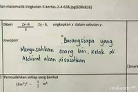 Drama soal ujian anak sekolah ini bikin nyengir sendiri saat ngebacanya. Anak-anak memang masih polos, sih.