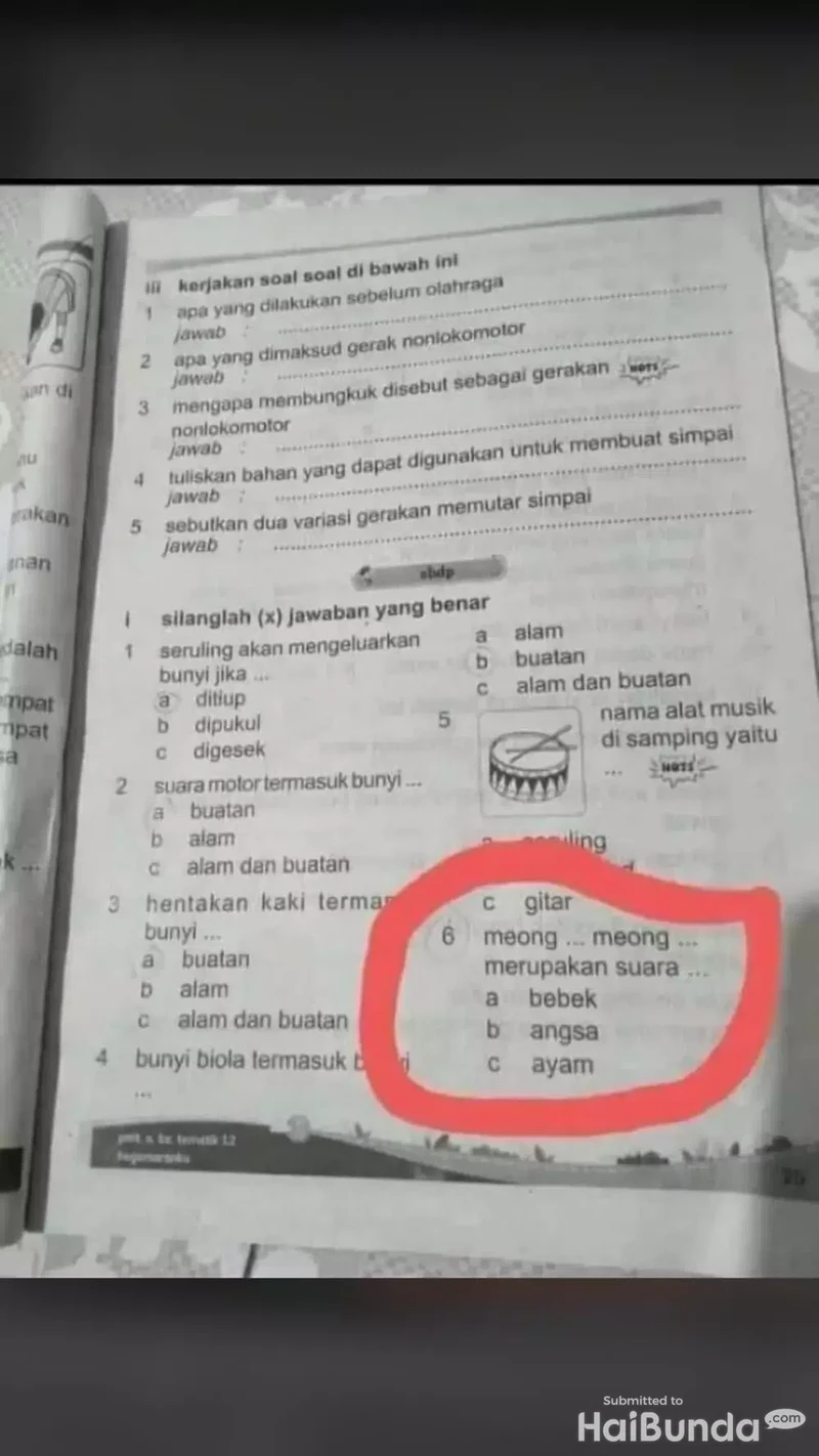Drama soal ujian anak sekolah ini bikin nyengir sendiri saat ngebacanya. Anak-anak memang masih polos, sih.