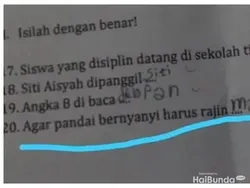 Drama Soal Ujian Anak Sekolah, Benar Sih Tapi Salah