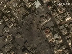 Potret Gaza Sebelum dan Setelah Diserang Israel Lewat Satelit