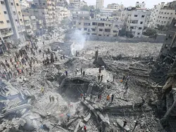 Potret Gaza Sebelum dan Setelah Diserang Israel Lewat Satelit