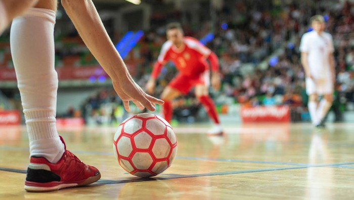 Ilustrasi pertandingan futsal