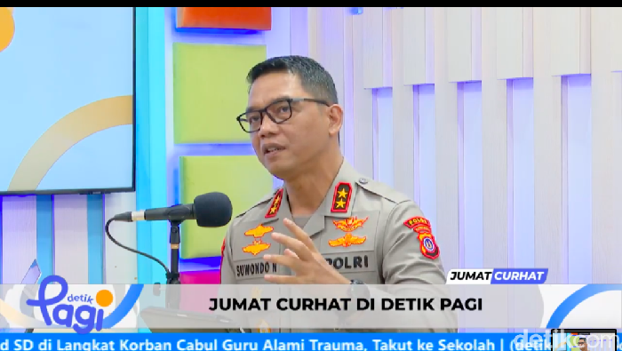 Kapolda DIY Irjen Suwondo Nainggolan hadir dalam Jumat Curhat detikPagi