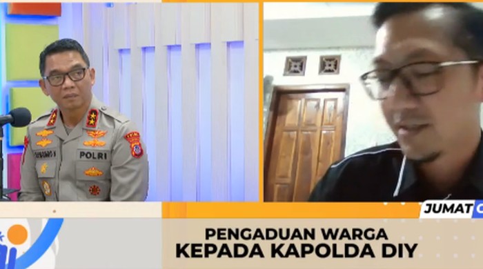 Kapolda DIY Irjen Suwondo Nainggolan di Jumat Curhat detikPagi
