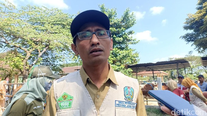 Kepala Bidang Kesehatan Masyarakat Veteriner (Kesmavet) Disnakkan Kabupaten Blitar, Nanang Miftahuddin.