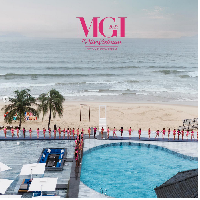 Menjelang final yang akan digelar pada 25 Oktober 2023, para finalis Miss Grand International 2023 menjalani sesi kompetisi swimsuit atau baju renang. Kompetisi swimsuit ini berlangsung di Mikazuki Japanese Resorts & Spa, Da Nang, Vietnam yang memiliki pemandangan pantai. Foto: Instagram bikinipassportvn