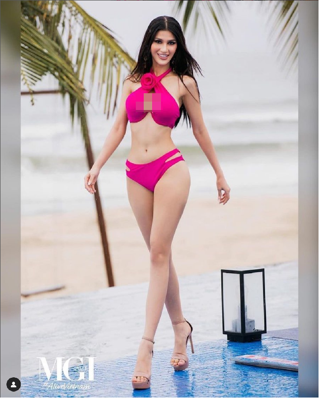 Inilah penampilan finalis Miss Grand International 2023 asal Indonesia, Ritassya Wellgreat. Miss Mega Bintang Indonesia 2023 ini merupakan gadis kelahiran Palembang, 30 April 2001. Foto: Instagram bikinipassportvn