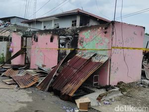 10 Rumah Warga di Medan Terbakar, 2 Orang Terluka