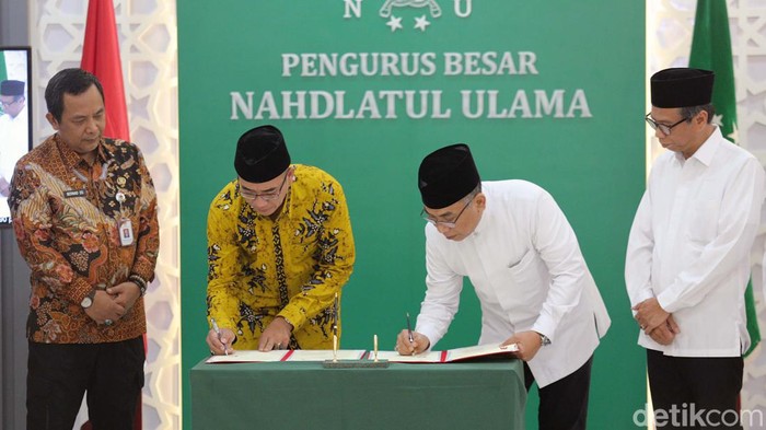 KPU-PBNU Sinergi dalam Pendidikan Pemilih Pemilu 2024 KPU menggendeng PBNU. Kerja sama ini dalam rangka sosialisasi pendidikan pemilih dan pengembangan SDM dalam Pemilu 2024.