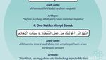 Kumpulan Doa Pendek Sehari-hari, Doa Tidur hingga Doa saat Hujan
