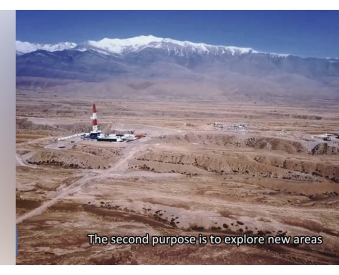 Lokasi pengeboran sumur 10 ribu meter di China