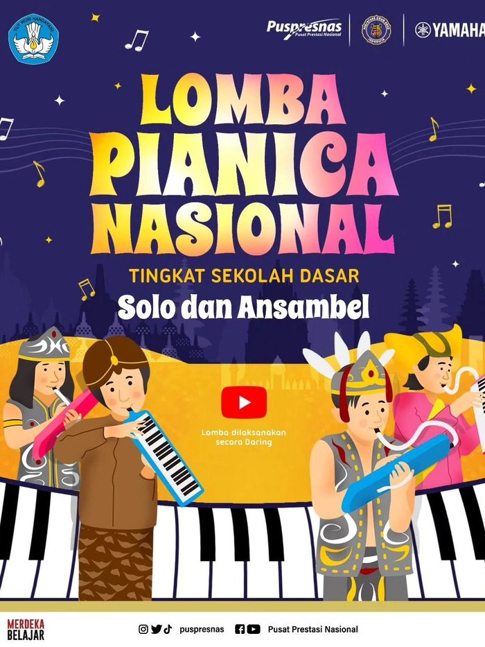 Lomba Pianika Nasinal 2023 bagi siswa SD