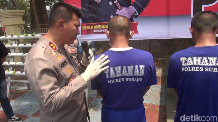 Pelaku pencabulan anak tiri di Subang ditangkap polisi.
