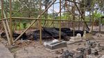 Potret Pohon Randu Alas Ratusan Tahun yang Habis Terbakar di Makam Pleret