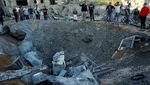 Potret Bom-bom Israel Hantam Gedung-gedung di Gaza